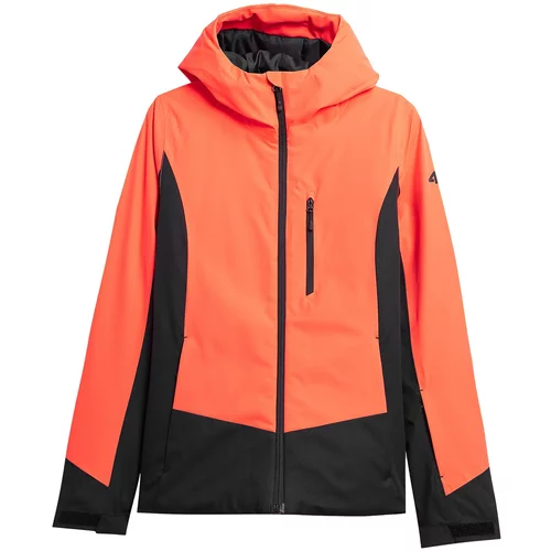4f Outdoor jakna neonsko narančasta / crna