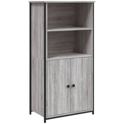 Maison Chic Visoka omara - Komoda - Predalnik siva sonoma 62x36x121,5 cm inženirski les, (21721270) Cene