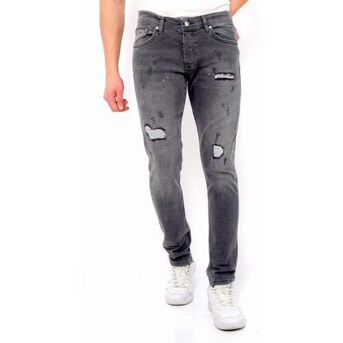 True Rise Kavbojke slim 140551128 Siva Slike