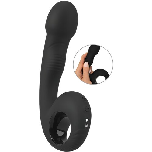 Black Velvets - Vibrator za G i P točku (crni) Cijene