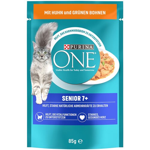 Purina ONE Senior 7+ - Piletina i zeleni grah (26 x 85 g) Cijene