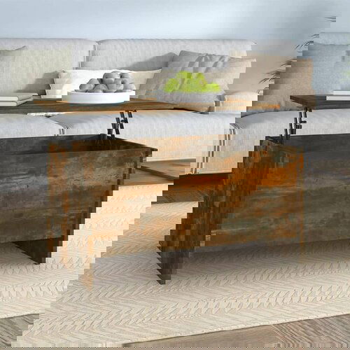 Furnova Klubska mizica dimljeni hrast 80x55,5x41,5 cm konstruiran les, (21914216) Cene