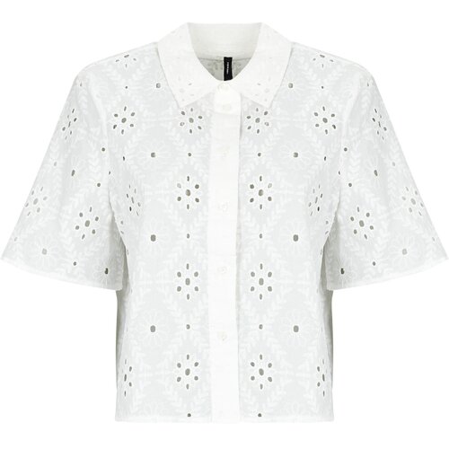 Vero Moda VMELIZA SHORT 2/4 SLEEVE SHIRT Bijela Cijene