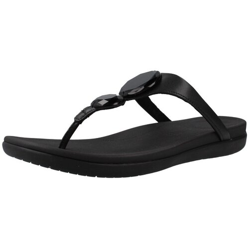 Fitflop Japonke Sandalia Solay Glossy Disc Črna Cene