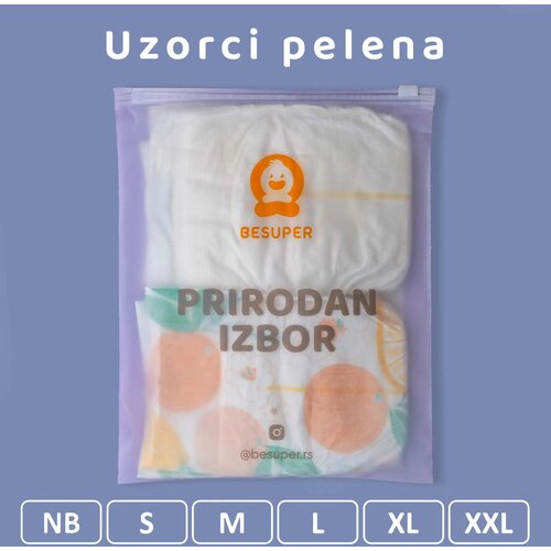 BeSuper uzorci pelene - 3 (m 6-11 kg) Slike