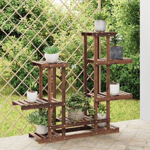 vidaXL Stojalo za rastline 95x25x96 cm trden les jelke Cene