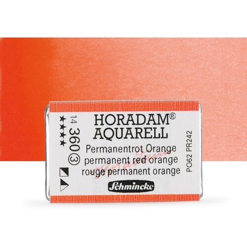  Akvarel boje Schmincke Horadam cijela posudica | 360 Permanent Red Orange Cene