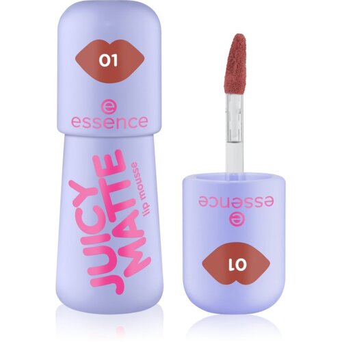 Essence Juicy Matte mousse ruž za usne 01 Maple Rouge Slike