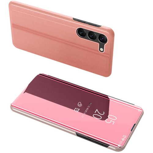  Etui/ovitek s prednjim steklom za  Samsung S23 5G, Rose Gold Cene