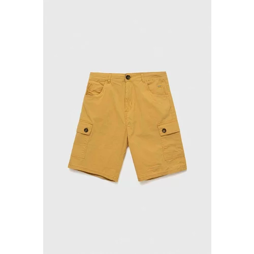 Birba Trybeyond Otroške kratke hlače rumena barva