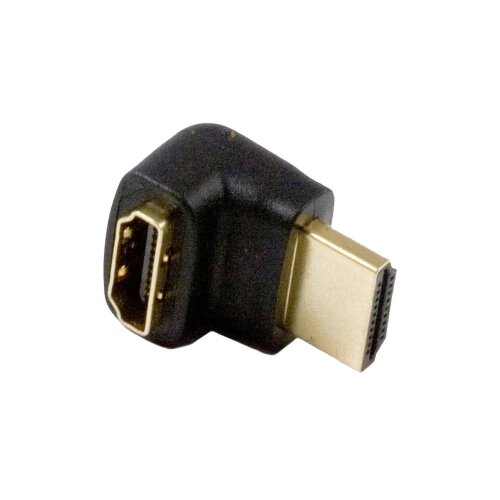 LYNDAHL LKHA012 HDMI adapter [1x ženski konektor HDMI - 1x mo&amp;scaron;ki konektor HDMI] črna, (20471889) Slike