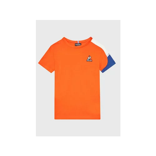 Le Coq Sportif Majica 2310049 Oranžna Regular Fit