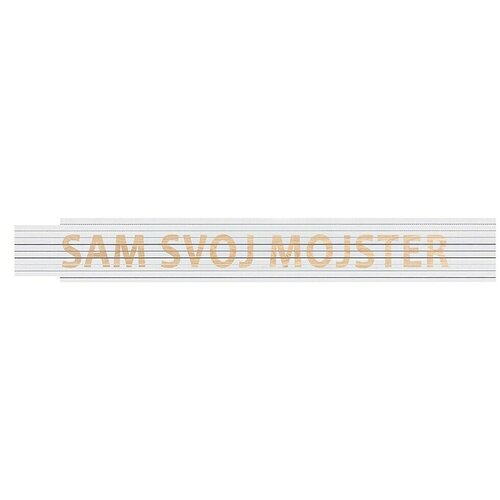 HEKA Zložljivi meter (Dolžina: 2 m, Bela, Natis: SAM SVOJ MOJSTER) Cene