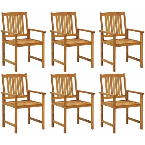  Vrtne stolice 6 kom od masivnog drva bagrema
