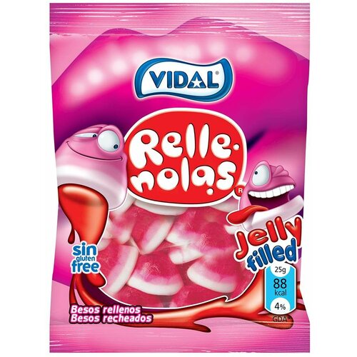 Vidal Candy vidal gumene bombone punjeni poljupci 90g Slike
