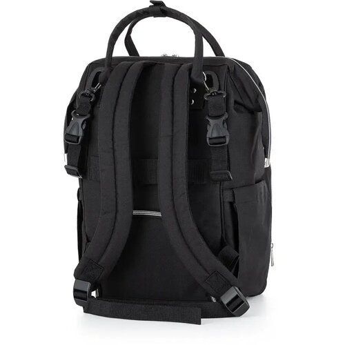 Petite&amp;amp;Mars Ruksak za pelene Jack, Black Slike