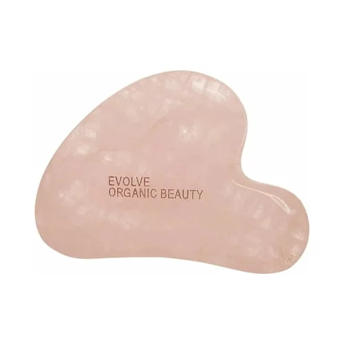 Evolve Organic Beauty rose quartz gua sha