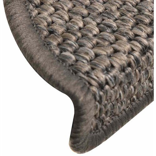  Samoljepljivi otirači za stepenice 15 kom 56x17x3 cm sivi/bež Slike