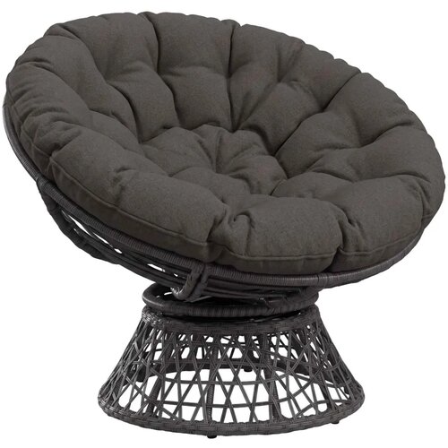  Papasan jastučić VIANEN 100% poliester Antracit &amp;Oslash; 130 x 12 cm - Antracit 130 x 130 x 12 cm Slike
