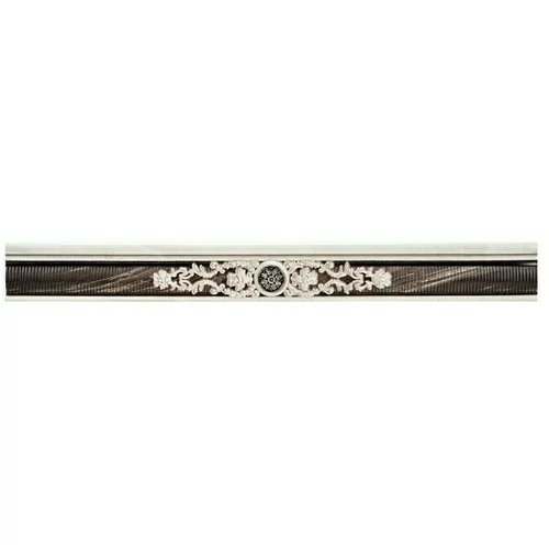 Azteca Bordura za pločice Xian A (D x Š: 90 x 10 cm, Dark, Visokog sjaja)