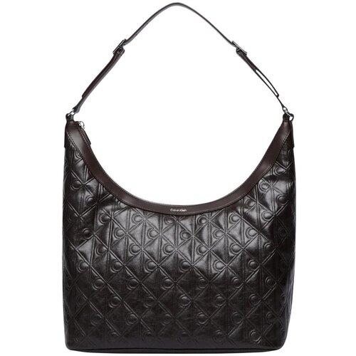 Calvin Klein Jeans Torbe EMBLEM AOP DEBOSSED MEDIUM SHBAG LV04F3875G Slike
