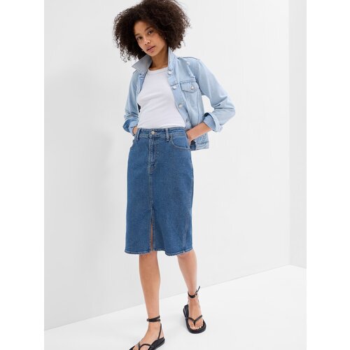 GAP Denim Midi Skirt - Women Slike