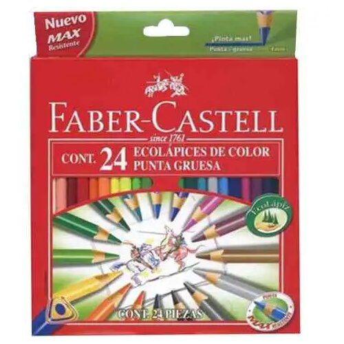 Faber-Castell Faber-Castell: ECO 24-delni komplet trikotnih barvnih svinčnikov Cene