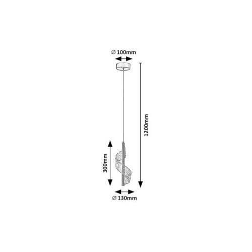 Rabalux Zofrael 72414 LED visilica Slike