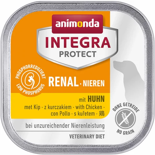 Animonda Integra Protect Kidney - zdjelice piletina - 24 x 150 g