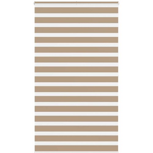 vidaXL Zebra zavesa pe&scaron;čeno rjava 125x200 cm &scaron;irina blaga 120,9 cm poliester, (5000298288) Cene