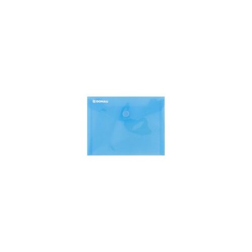 Fascikla koverta s dugmetom A6 pp Donau 8549001PL-10 providno plava Slike