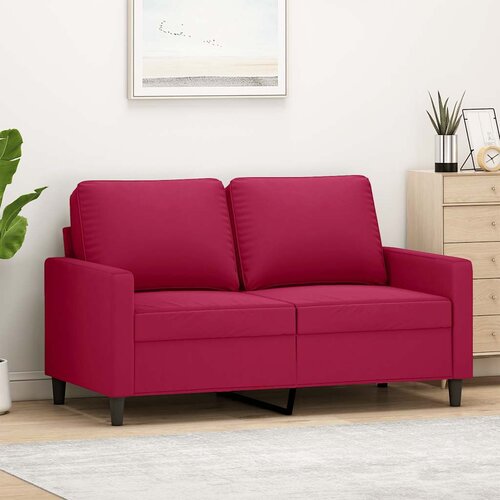  Dvosjed crvena boja vina 120 cm bar&amp;scaron;unasti Slike