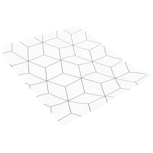  Nadstolnjak Romb bijeli 40x120 cm Slike