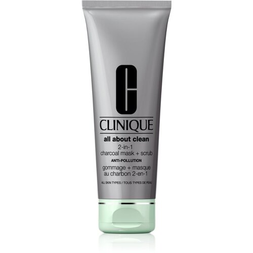 Clinique All About Clean 2-in-1 Charcoal Mask + Scrub maska za čišćenje lica 100 ml Cijene
