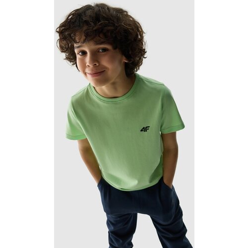 4f boys' plain t-shirt - green Cene