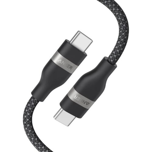 Anker USB tip-C kabl M/M 0.9m, za Super brzo punjenje 240W/480Mbps, pleteni, crni Cene