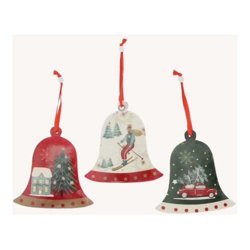Viter novogodi&amp;scaron;nji ukras zvono metal 12cm ( 10047523 ) Slike