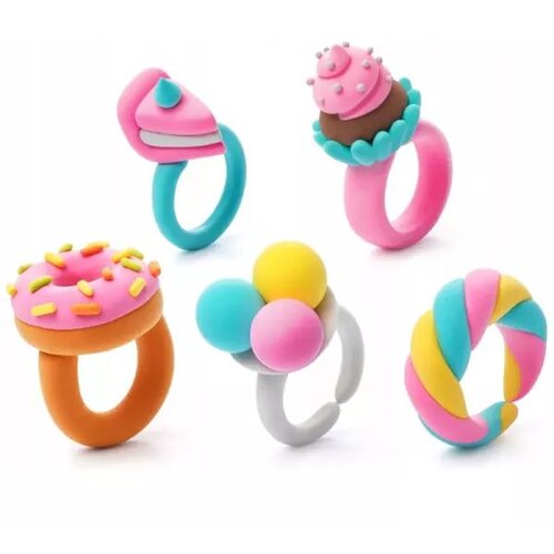 Hey Clay Hej Clay: Bijou slatki prstenovi kreativni set za modeliranje zraka. Cene