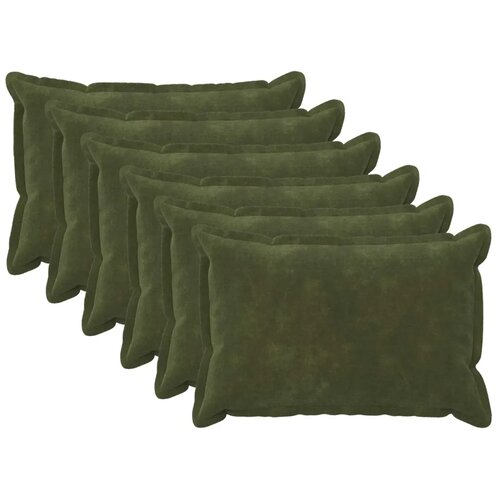  Presvlaka za jastuk 6 kom. HOUTEN Zelena 30 x 50 cm - Dizajn s paspulom Zelena 6 Cijene