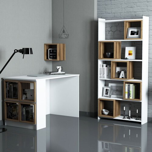 Hanah home radni sto i polica za knjige Box 845HCT3814 Slike