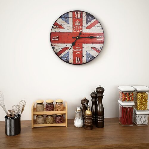 VidaXL Starinski zidni sat UK 30 cm Slike