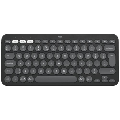 Logitech K380s Bluetooth Pebble Keys 2 US Graphite tastatura Slike