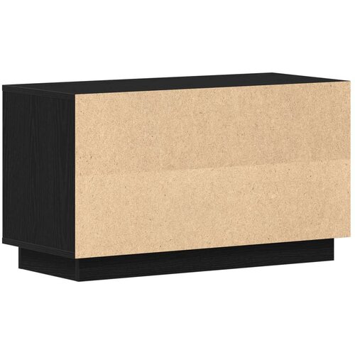 VidaXL TV kabinet Crni hrast Iverica 80 x 35 x 45 cm Centar za zabavu Slike