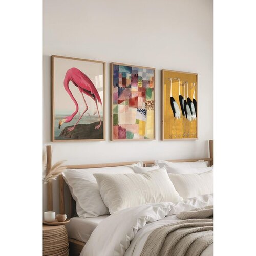 WALLXPERT Ç-300412 - 3040 multicolor dekorativni set slika (3 komada) Cene