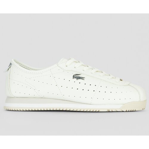 Lacoste Nizke superge CLUB LOW SILVER CREAM Bela Slike