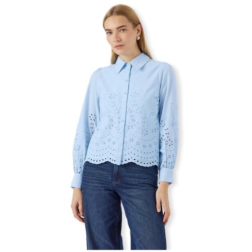 Y.a.s Topi & Bluze YAS Noos Luma Shirt - Clear Sky Modra Cene