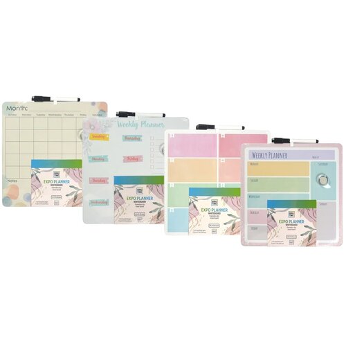 EXPO planner, bela tabla, 29.2 x 29.2cm Cene
