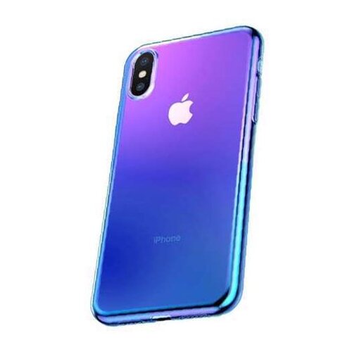 Baseus futrola Glow za Iphone XS Max plava Slike