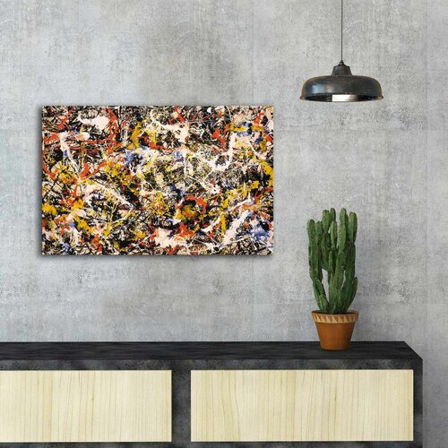 Wallity FAMOUSART-050 multicolor decorative canvas painting Slike