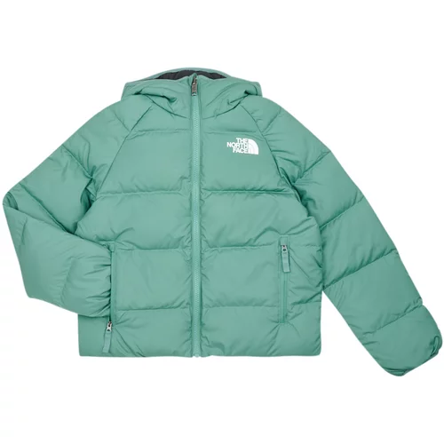The North Face Boys North DOWN reversible hooded jacket Crna